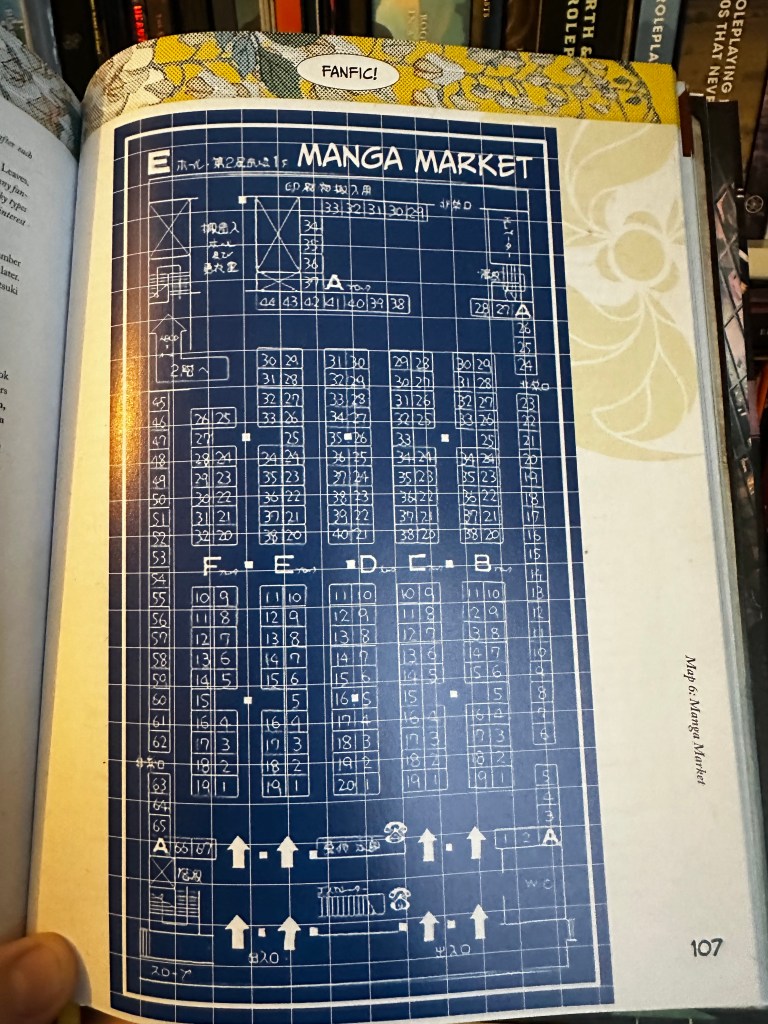 Tokyo Manga Market blueprint map