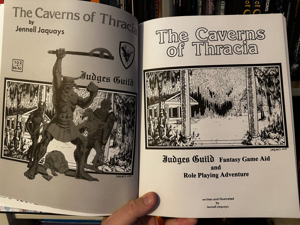 The original cover of the Judges' Guild Adventure
