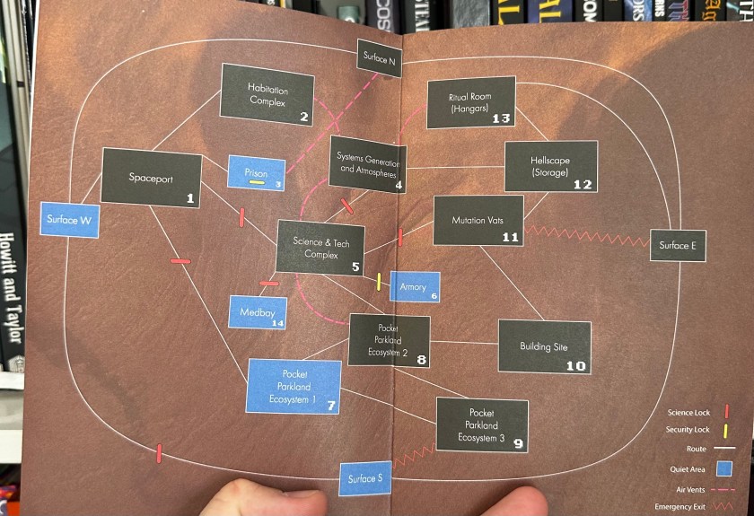 The Forneus Research base point-crawl map.
