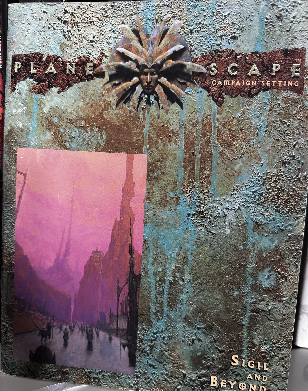The Cover of Sigil and Beyond, from the AD&D 2E Planescape boxed set.
