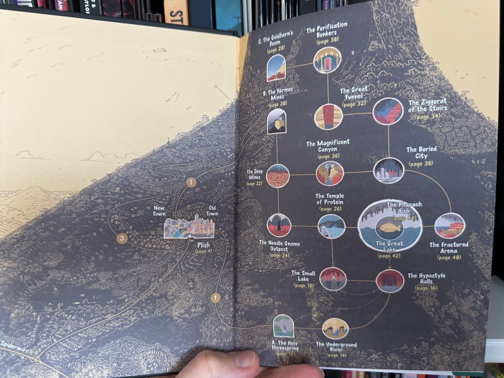 The Point crawl map and the mountain